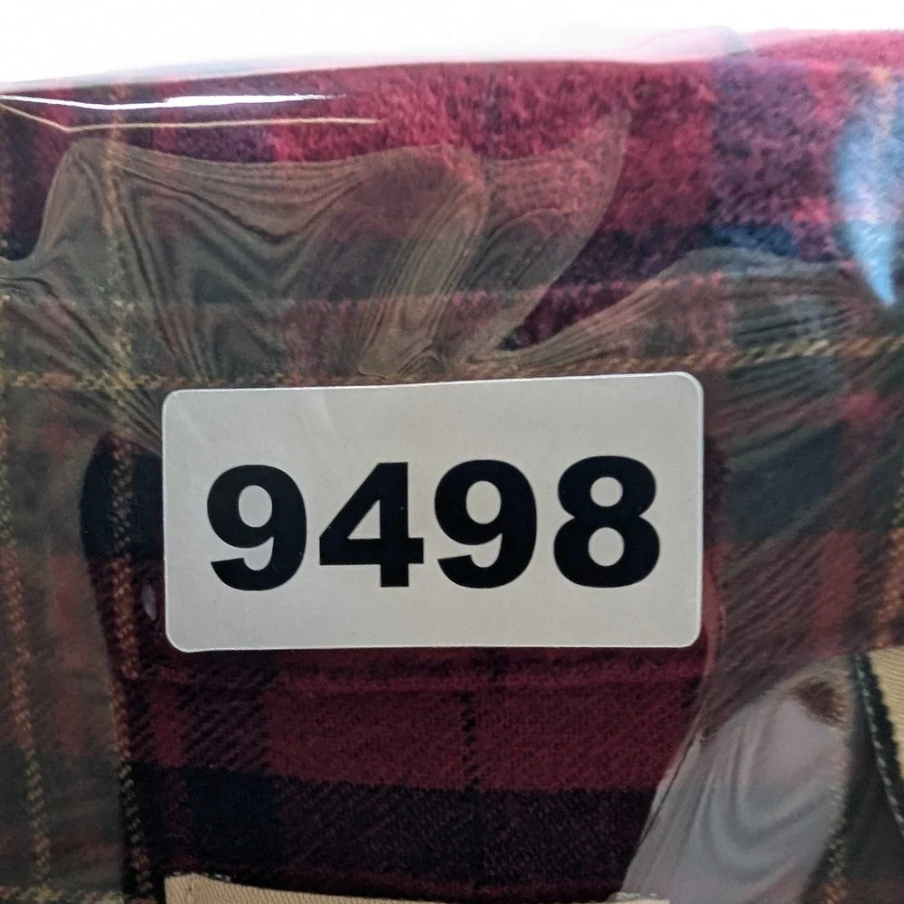 Vintage LL Bean Flannel Shirt Mens XL Tall Red Plaid Long Sleeve Button Canada‎ - Picture 9 of 9